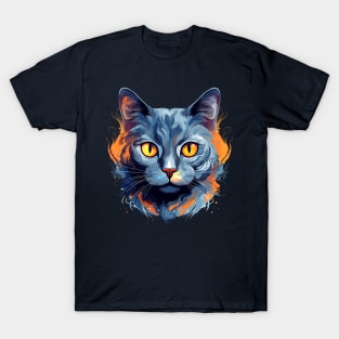 Russian Blue Cat T-Shirt